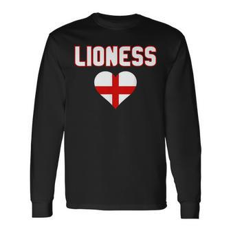 England Lioness Football Long Sleeve T-Shirt - Thegiftio UK