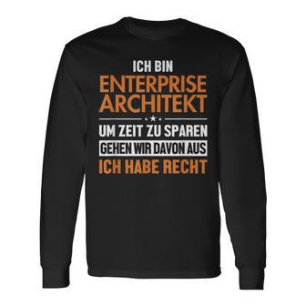 Enterprise Architekt Hat Immer Recht Enterprise Architect Langarmshirts - Geschenkecke