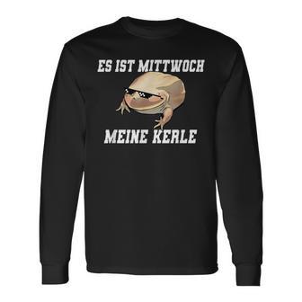 Es Ist Wednesch Meine Kerle Dank Frog Edition Langarmshirts - Seseable