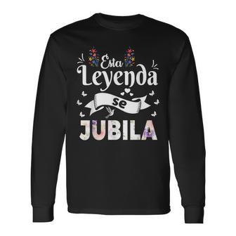 Esta Leyenda Se Jubila 2024 Jubilación Jubilada Regalo Camiseta de manga larga - Regaloses