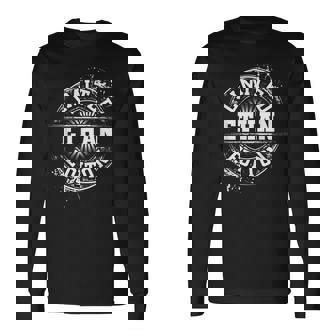 Ethan Cadeau Humoristique Personnalisé Avec Nom T-shirt à manches longues - Cadeauxyz