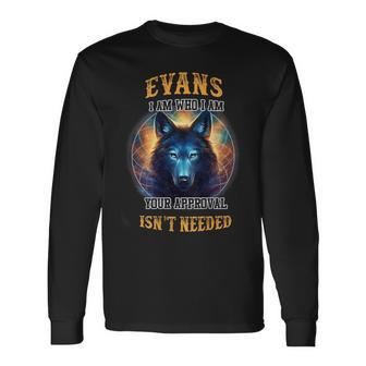 For Evans Evans Family Long Sleeve T-Shirt - Seseable