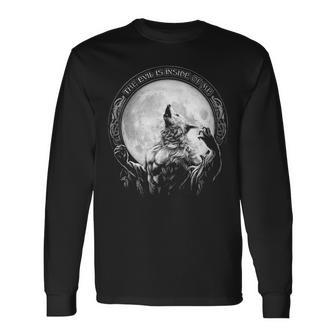 The Evil Is Inside Of Me Long Sleeve T-Shirt | Mazezy