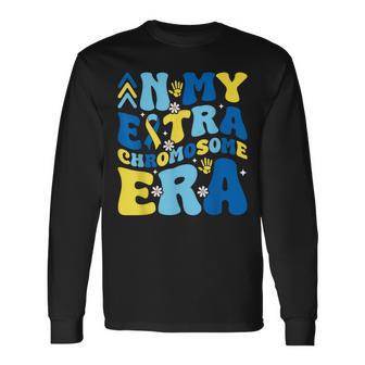 In My Extra Chromosome Era Down Syndrome Awareness Day Month Long Sleeve T-Shirt - Monsterry UK