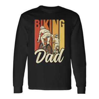 Fahrradfahrenderater Radfahren Radfahrer Fahrrad Papa Papi Langarmshirts - Geschenkecke