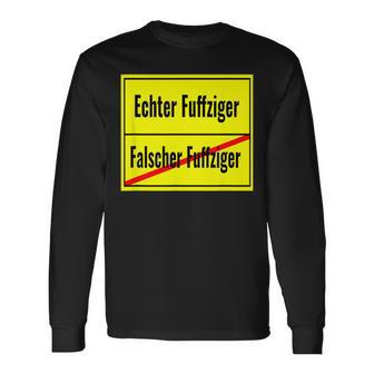 Falscher Fuffziger Fuffzigster 50Th Birthday 1970 Sign Langarmshirts - Seseable