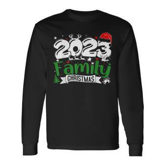 Family Christmas 2023 Matching Family Christmas Pajama Long Sleeve T-Shirt - Seseable