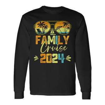 Family Cruise 2024 Beach Matching Summer Vacation Long Sleeve T-Shirt - Monsterry UK