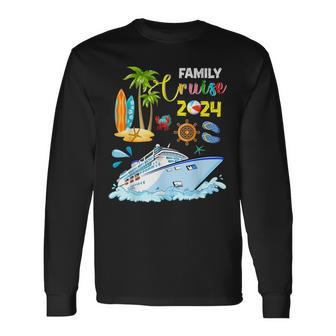 Family Cruise 2024 Summer Vacation Cruise Ship Lover Long Sleeve T-Shirt - Thegiftio UK