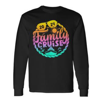 Family Cruise 2024 Matching Group Family Summer Vacation Long Sleeve T-Shirt - Seseable