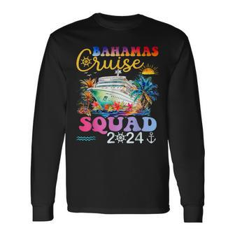 Family Cruise Squad Bahamas 2024 Summer Matching Vacation Long Sleeve T-Shirt | Mazezy