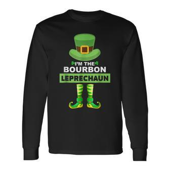 Family Matching I'm The Bourbon Leprechaun St Patrick's Day Long Sleeve T-Shirt - Thegiftio UK