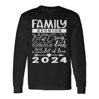 Family Reunion Back Together Again Family Reunion 2024 Long Sleeve T-Shirt - Seseable