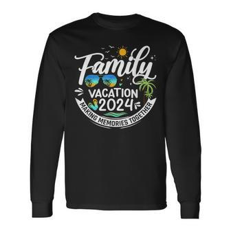 Family Vacation 2024 Beach Matching Summer Vacation 2024 Long Sleeve T-Shirt - Seseable
