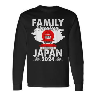 Family Vacation Japan 2024 Summer Vacation Long Sleeve T-Shirt | Mazezy