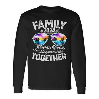 Family Vacation Puerto Rico 2024 Summer Holiday Matching Long Sleeve T-Shirt - Monsterry