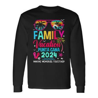 Family Vacation Punta Cana 2024 Dominican Republic Vacation Long Sleeve T-Shirt | Mazezy AU