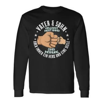 Father & Son Nicht Immer Einer Meinung Father's Day Langarmshirts - Geschenkecke