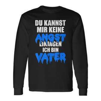 Father Keine Angst Stolzer Papa German Langu Langarmshirts - Geschenkecke