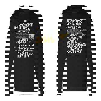 Father And Son Best Friends For Life Fist Bump Father's Day Long Sleeve T-Shirt - Thegiftio