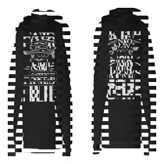 Father-Son Fishing Duo Fishing Partners For Life Long Sleeve T-Shirt - Thegiftio