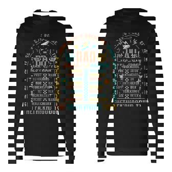 The Fatherhood Tour Dad Joke Rockin' Dad Happy Father's Day Long Sleeve T-Shirt | Mazezy