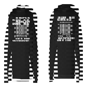Father's Day Dance Dad Scan For Payment Dad Long Sleeve T-Shirt | Mazezy