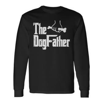 Fathers Day The Dog Father Movie Pun Fur Papa Dad Long Sleeve T-Shirt - Thegiftio UK