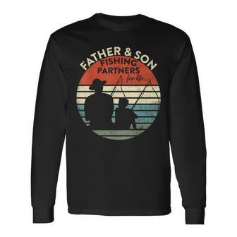 Fathers Day Fishing For Dad Fathers Day From Son Fishing Long Sleeve T-Shirt - Seseable