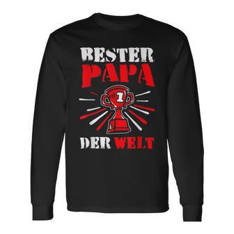 Father's Day Bester Papa Der Welt Award Langarmshirts - Geschenkecke