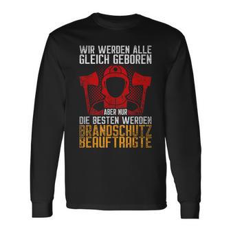 Feuerschutzbebeunger Fire Protection Association Langarmshirts - Geschenkecke