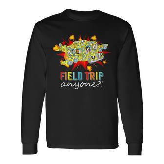 Field Trip Anyone Magic School Bus Science Teacher Long Sleeve T-Shirt - Thegiftio UK