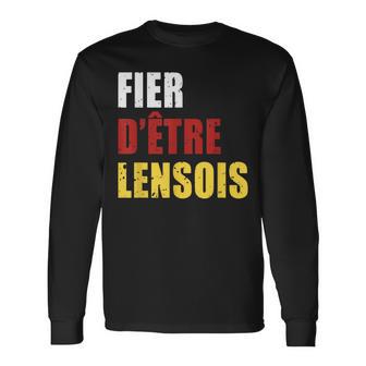 Fier D'être Lensois Objectif De Football Humour Cadeau T-shirt à manches longues - Cadeauxyz