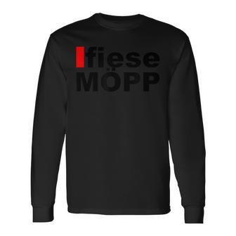 Fiese Möpp With Düsseldorfer Mundart Langarmshirts - Seseable