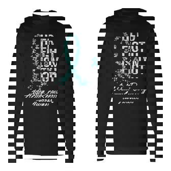 Her Fight Is My Fight Addiction Recovery Awareness Long Sleeve T-Shirt | Mazezy