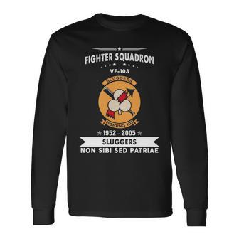 Fighter Squadron 103 Vf Long Sleeve T-Shirt | Mazezy