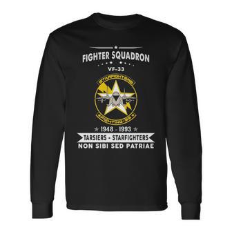 Fighter Squadron 33 Vf 33 Starfighters Long Sleeve T-Shirt | Mazezy