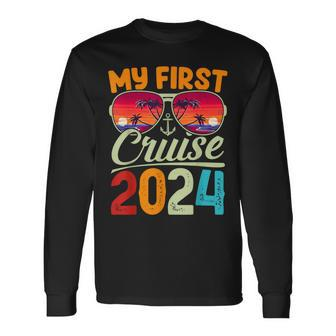 My First Cruise 2024 Cruise Vacation Trip Matching Long Sleeve T-Shirt - Monsterry DE