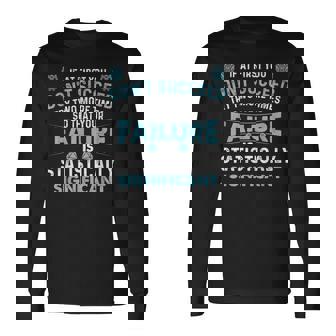 If At First You Don't Succeed Data Science Statistics Long Sleeve T-Shirt - Thegiftio