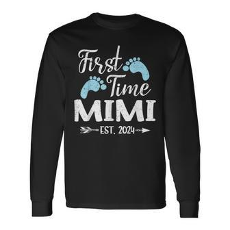 First Time Mimi Est 2024 Long Sleeve T-Shirt - Monsterry