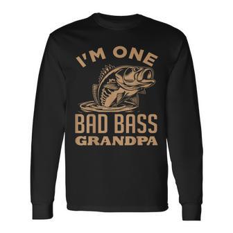 Fishing- Dont Be Dumb Bass Dad Long Sleeve T-Shirt - Monsterry