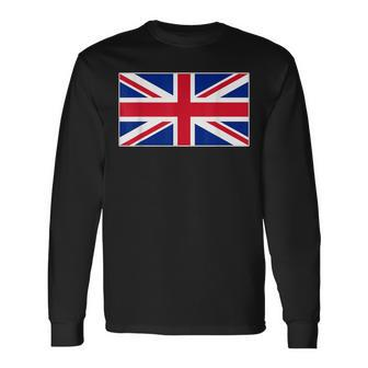 Flag United Kingdom Union Jack British Flags Top Long Sleeve T-Shirt - Monsterry UK