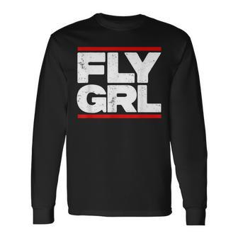 Fly Grl Survival Of The Thickest Mavis Beamont Long Sleeve T-Shirt - Monsterry