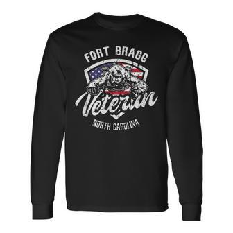 Fort Bragg Veteran 82Nd Airborne Xviii Airborne Corps Long Sleeve T-Shirt - Monsterry AU