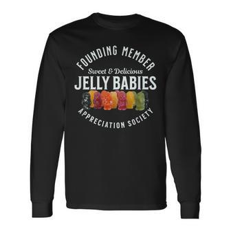 Founding Member Jelly Babies Appreciation Society Long Sleeve T-Shirt - Thegiftio UK