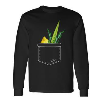 Four Species Feast Of Tabernacles Holiday Sukkot 2024 Pocket Long Sleeve T-Shirt - Monsterry AU