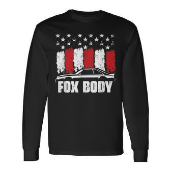 Foxbody Classic American Old Muscle Car Maximum Horsepower Long Sleeve T-Shirt - Monsterry AU