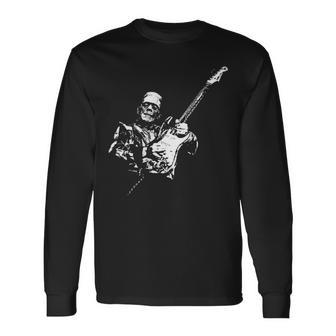 Frankenstein Guitar Player Long Sleeve T-Shirt - Thegiftio UK
