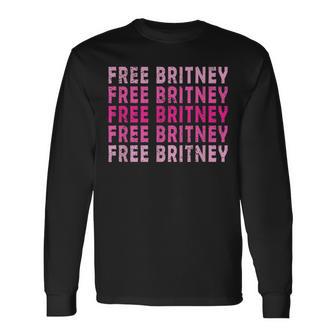 Free Britney Vintage Graphic Freebritney Long Sleeve T-Shirt - Monsterry DE