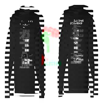 Free Palestine Gaza Bandera De Palestina Libre Camiseta de manga larga - Regaloses